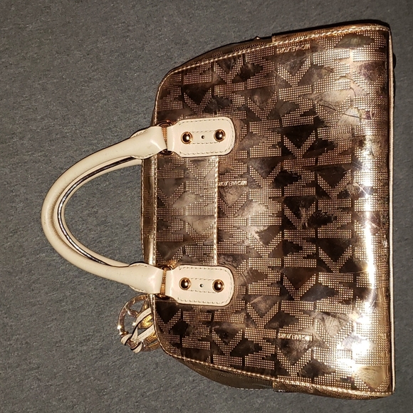 Michael Kors Bronze Satchel - Picture 4 of 11